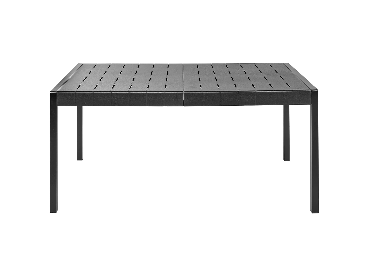 Table de salle à manger de jardin BARTICA 154 cm 84 cm Noir