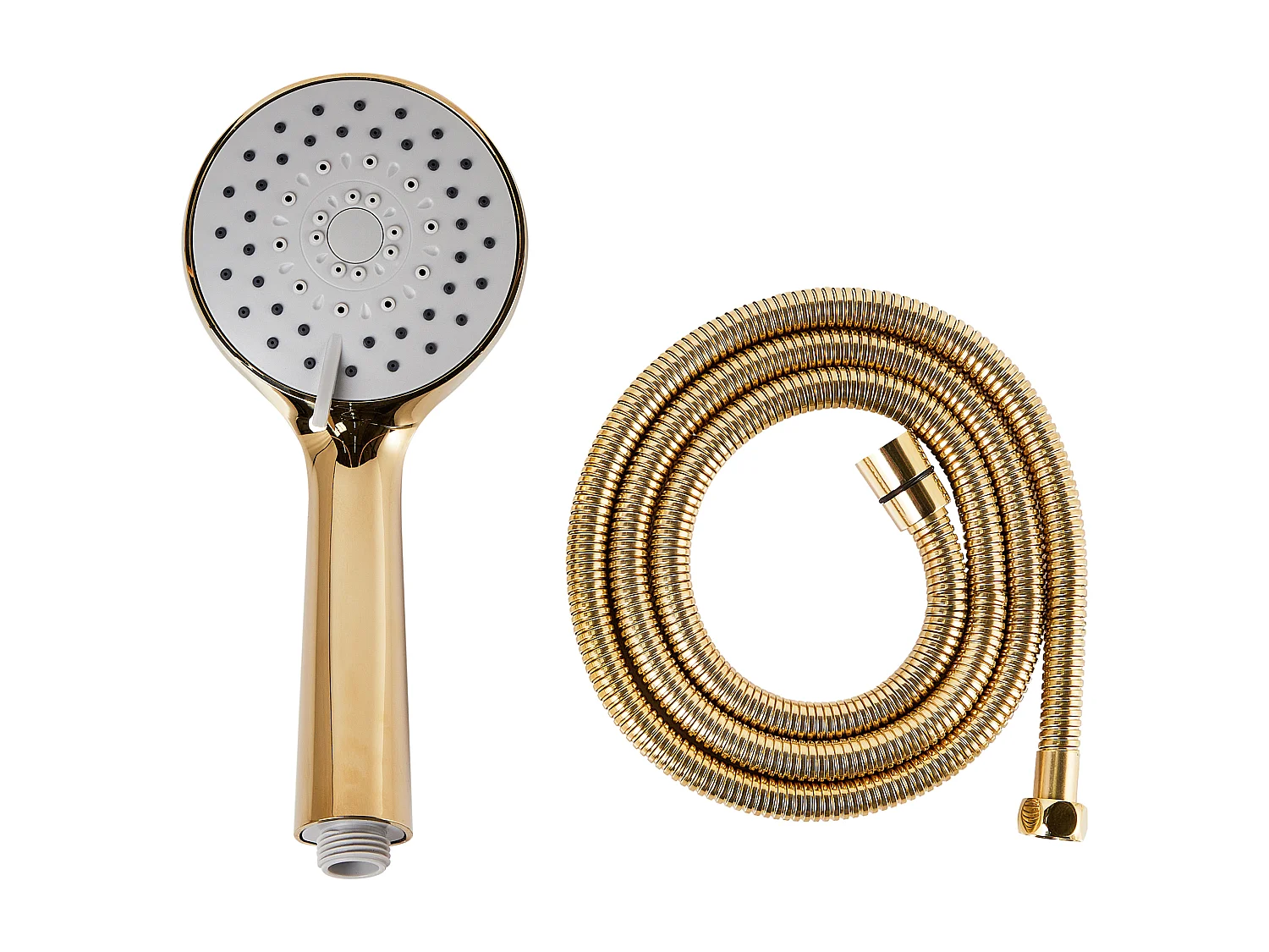Kit de pommeau de douche avec tuyau flexible TAMUSHAL 3 modes Doré