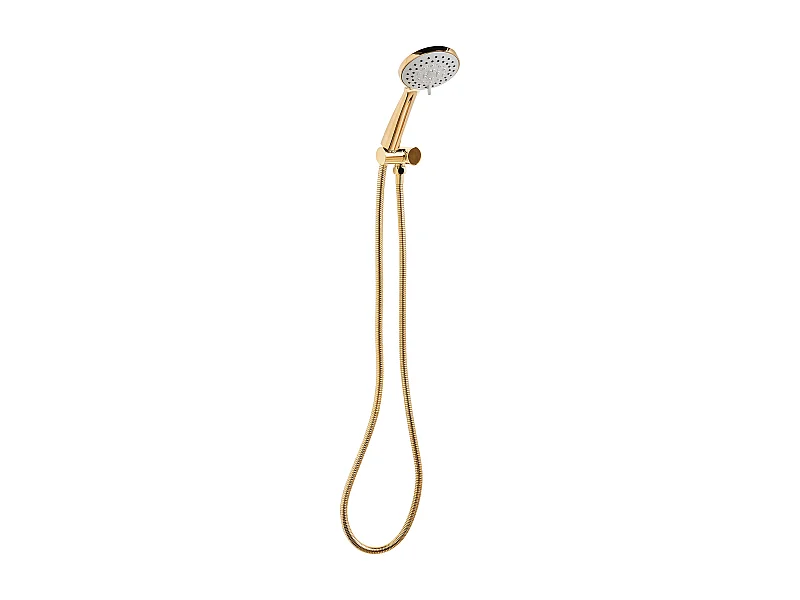 Kit de pommeau de douche avec tuyau flexible TAMUSHAL 3 modes Doré