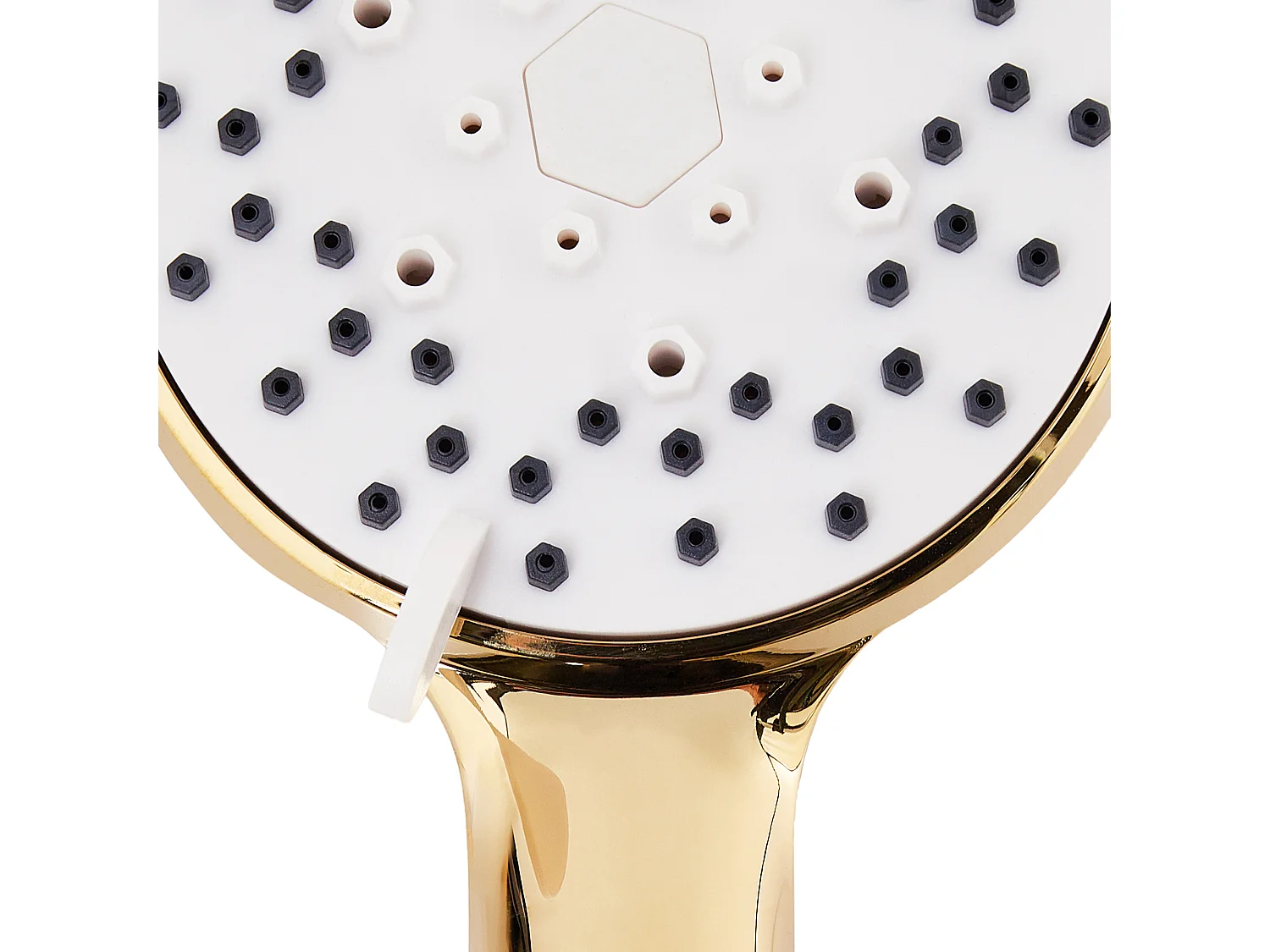 Kit de pommeau de douche avec tuyau flexible MACAY 3 modes Doré