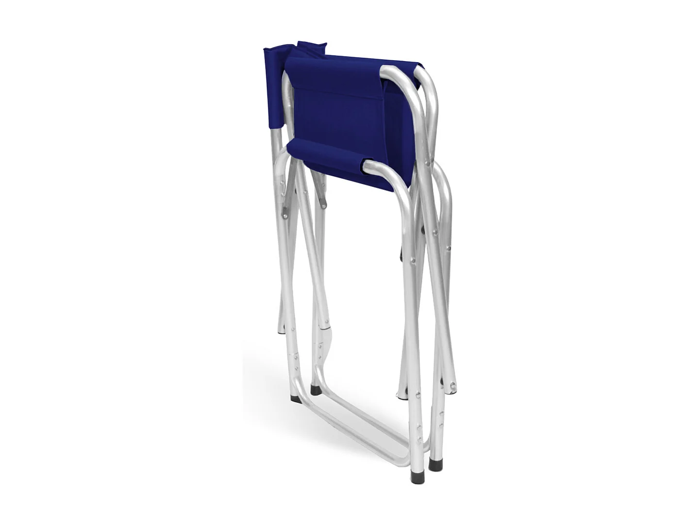 Sedia relax pieghevole Regista in alluminio con rivestimento in textilene blu