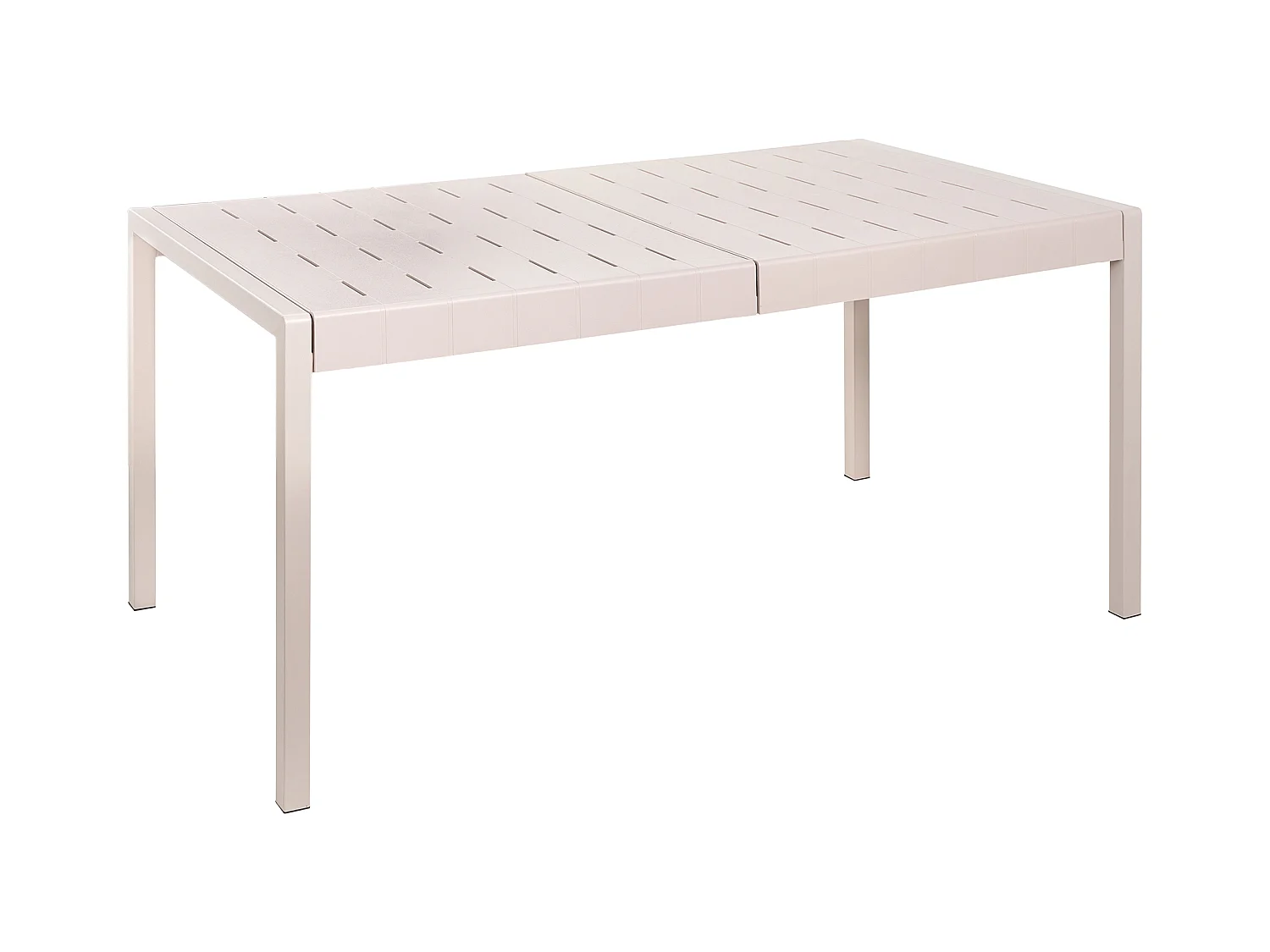 Table de salle à manger de jardin BARTICA 154 cm 84 cm Beige