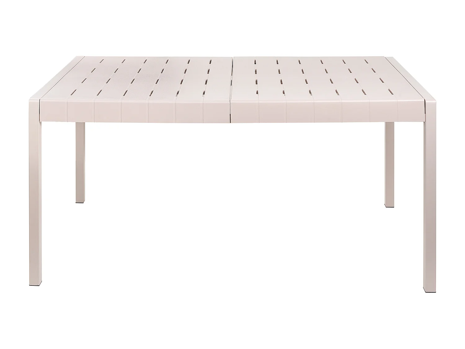 Table de salle à manger de jardin BARTICA 154 cm 84 cm Beige