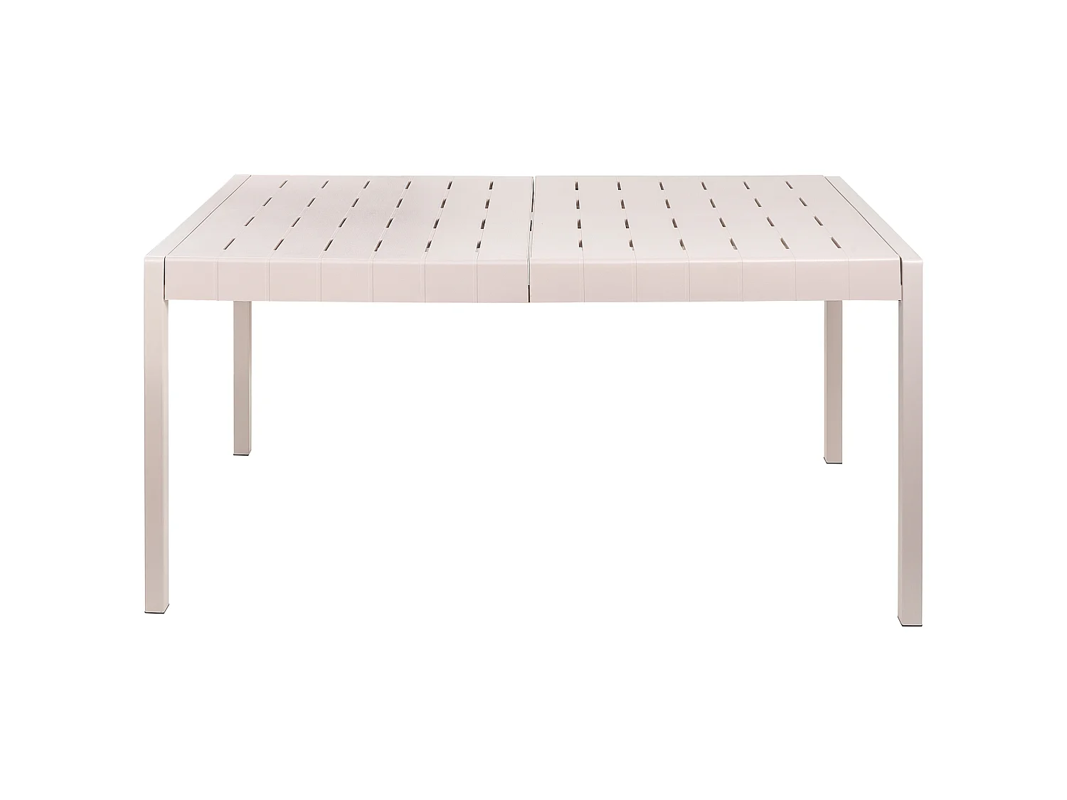 Table de salle à manger de jardin BARTICA 154 cm 84 cm Beige