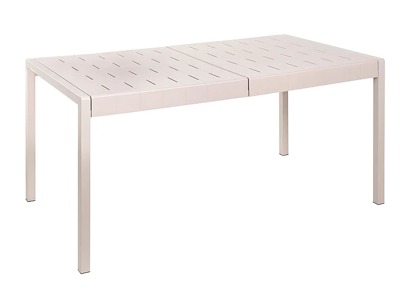 Table de salle à manger de jardin BARTICA 154 cm 84 cm Beige