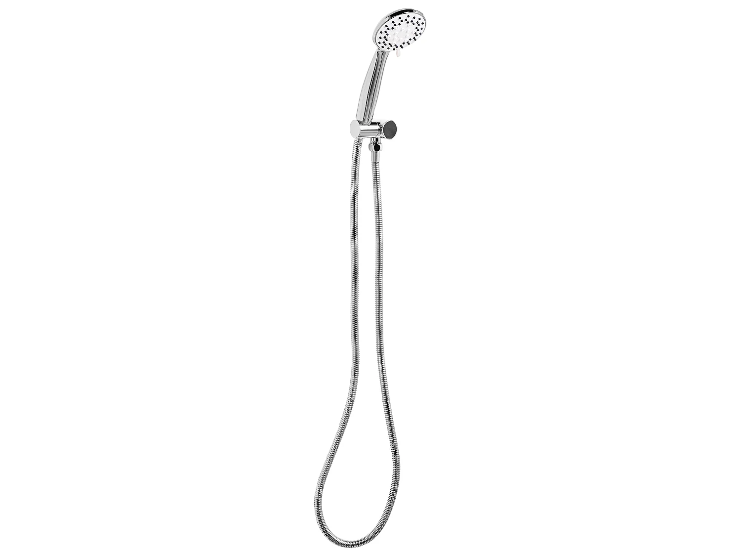Shower Head and Hose Kit MACAY 3-function Silver