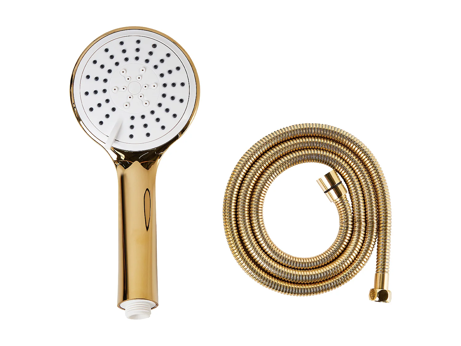 Kit de pommeau de douche avec tuyau flexible TUMPLE 3 modes Doré