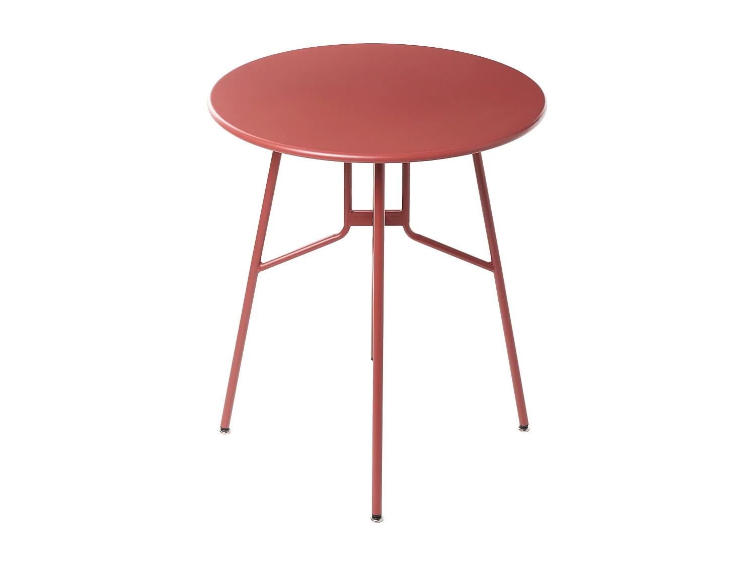 Table bistrot TALTAL 64 cm 64 cm Métal Rouge