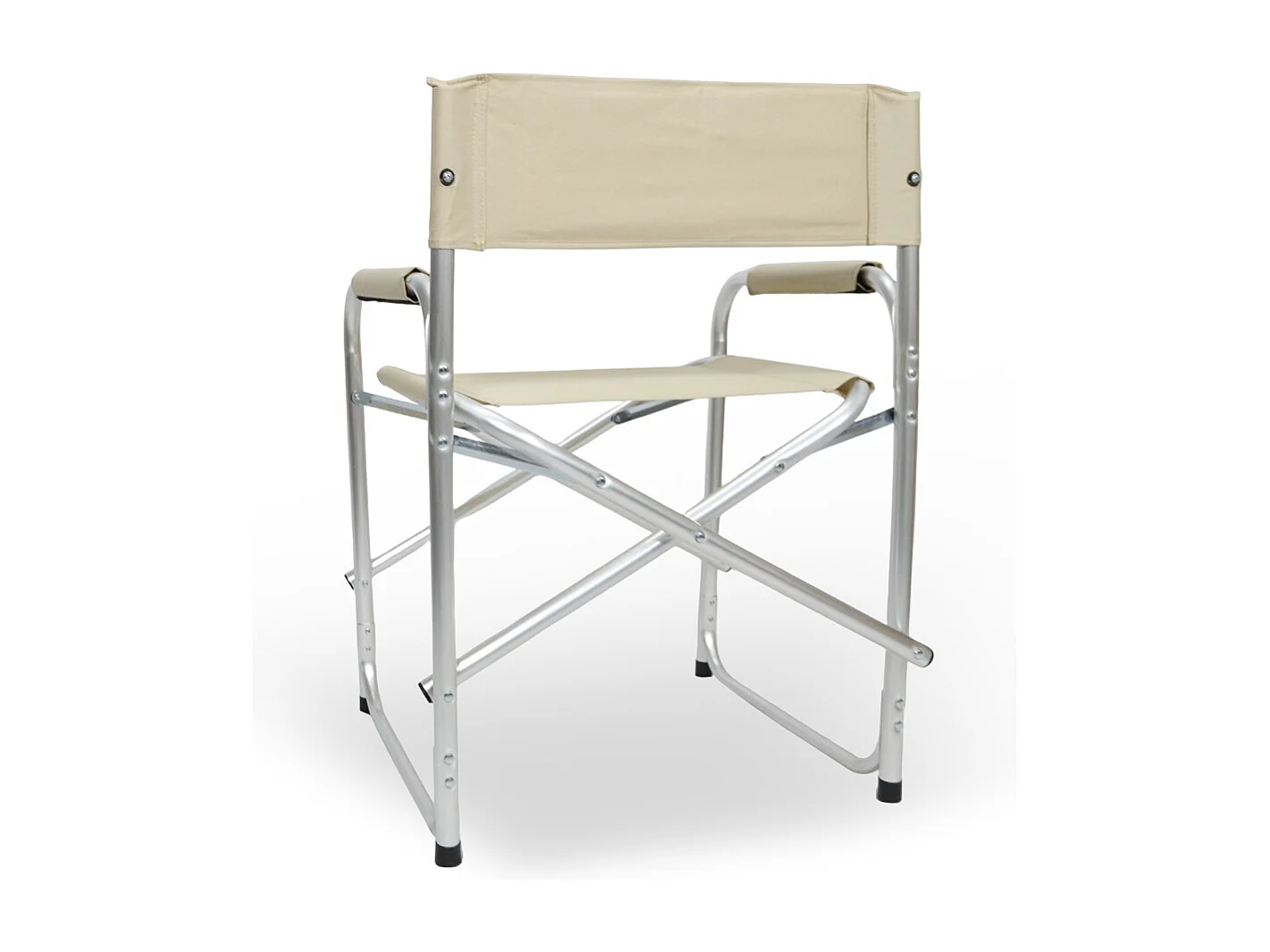 Sillón relax plegable Regista de aluminio con revestimiento de textilene beige