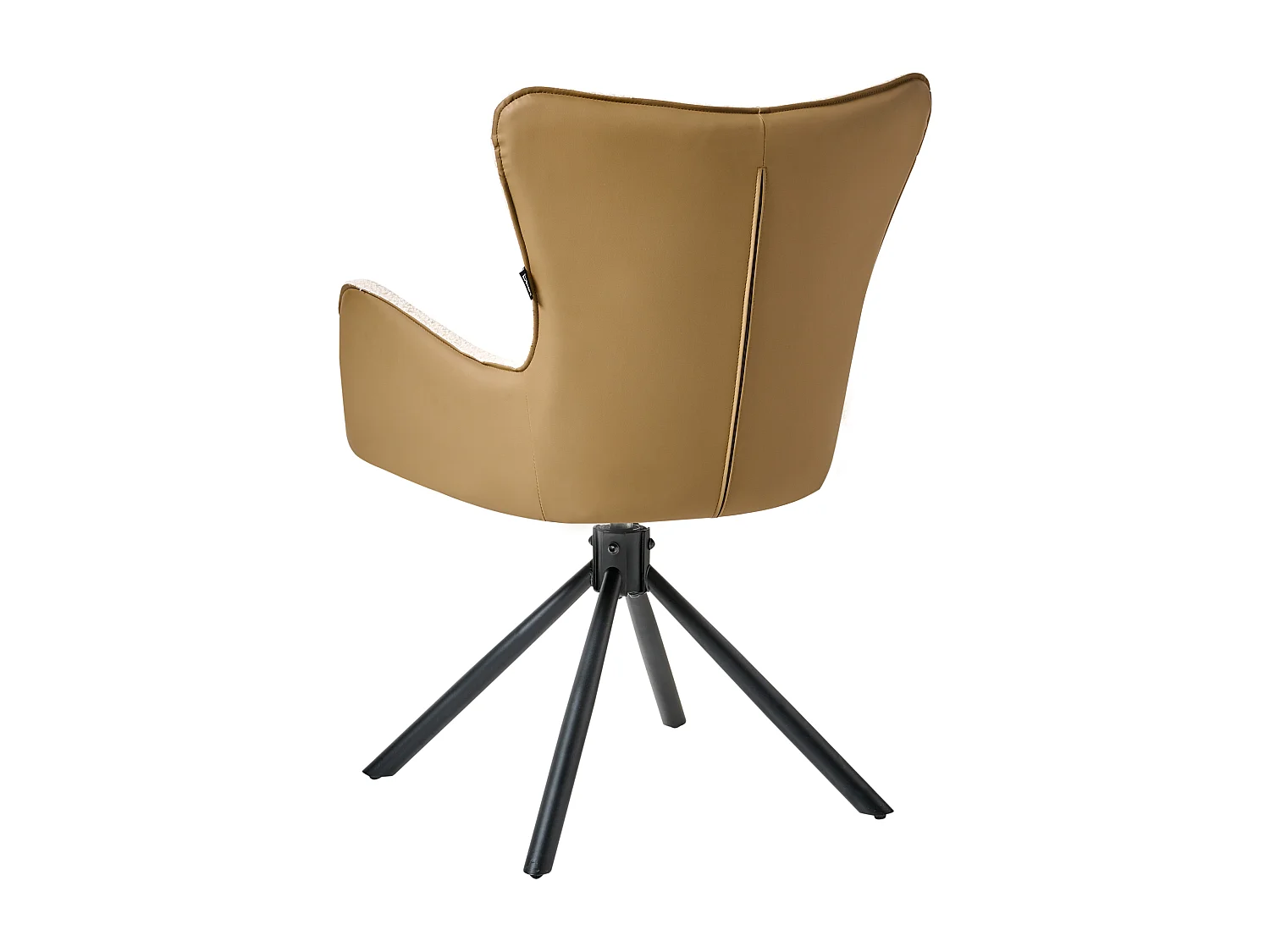 Lot de 2 chaises de salle à manger NOVI Bouclé Beige clair