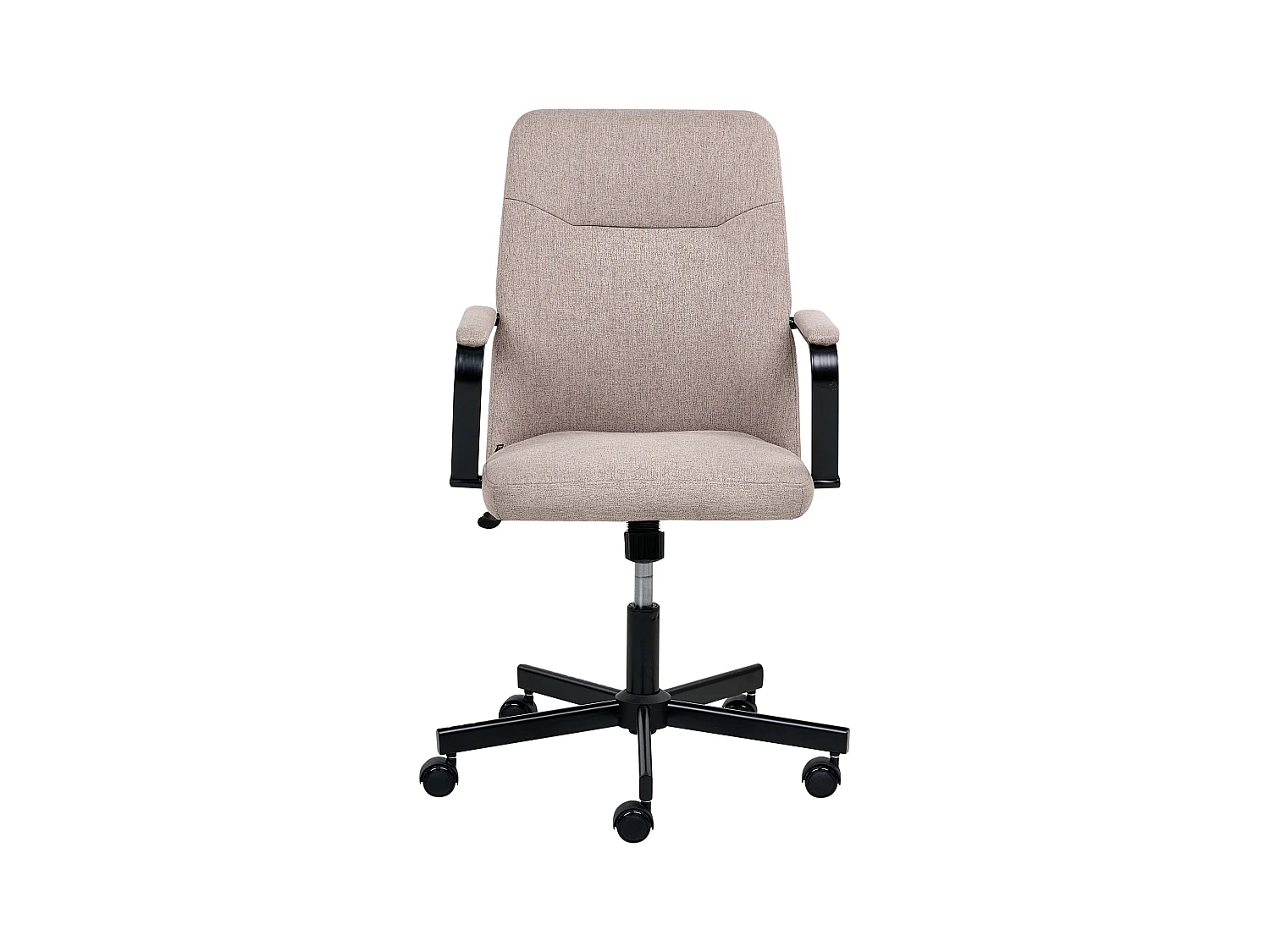 Chaise de bureau CAROGA Tissu Marron clair