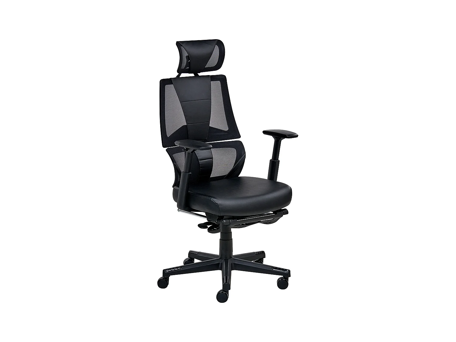 Chaise de bureau CREATOR Cuir PU Noir