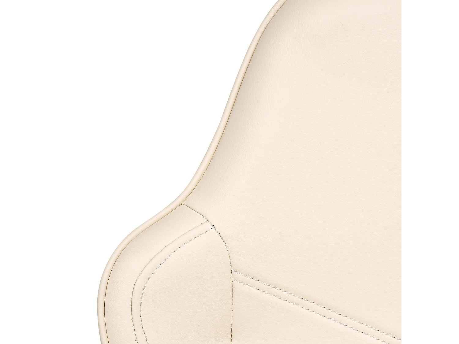 Chaise de bureau TRIUMPHER Cuir PU Blanc cassé