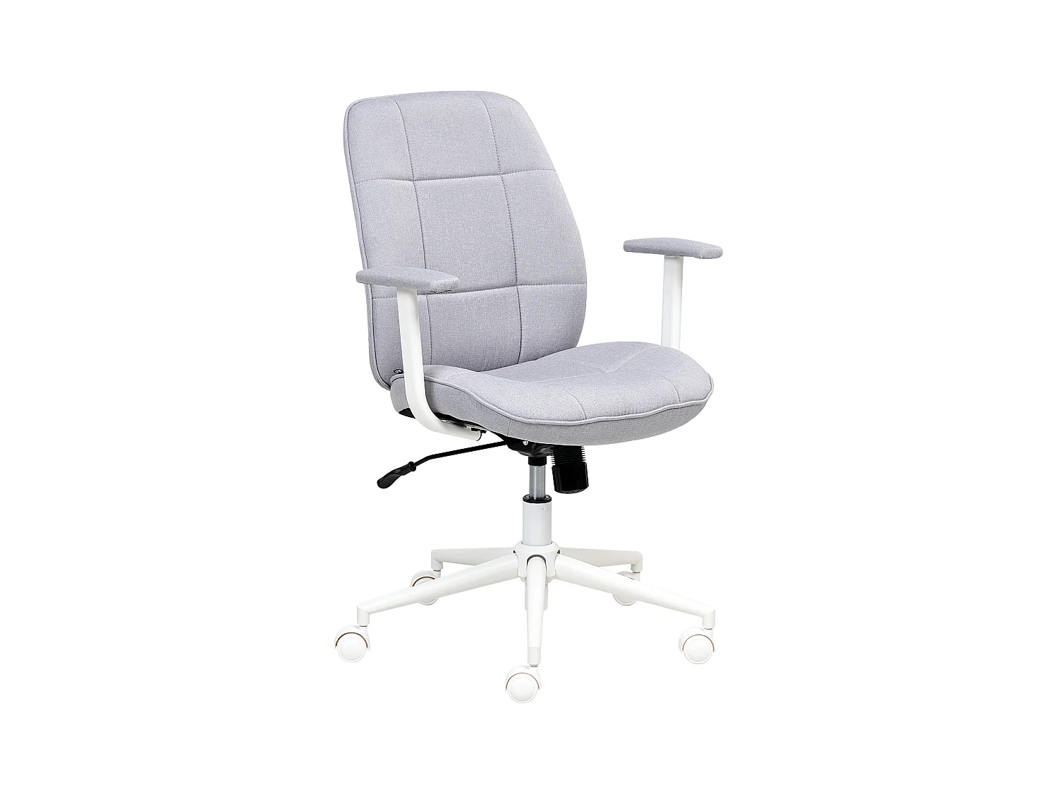 Chaise de bureau CARLTON Tissu Gris