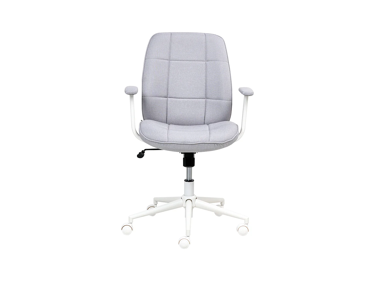 Chaise de bureau CARLTON Tissu Gris