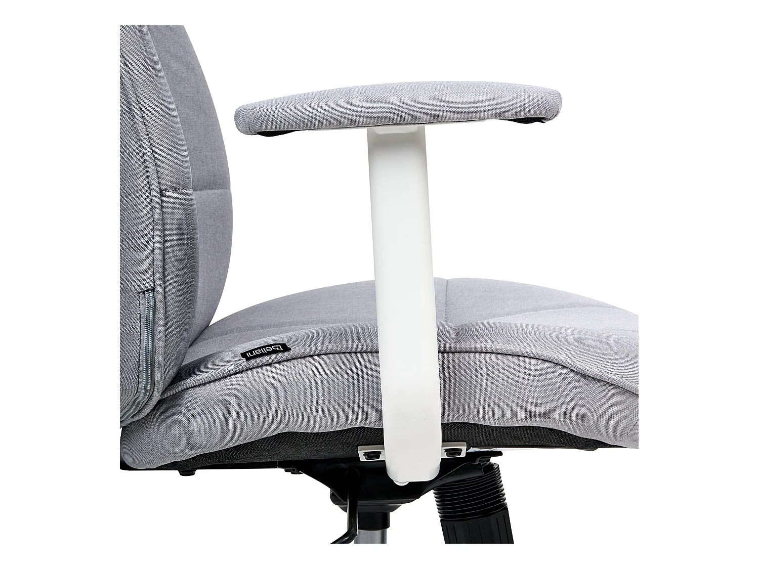 Chaise de bureau CARLTON Tissu Gris