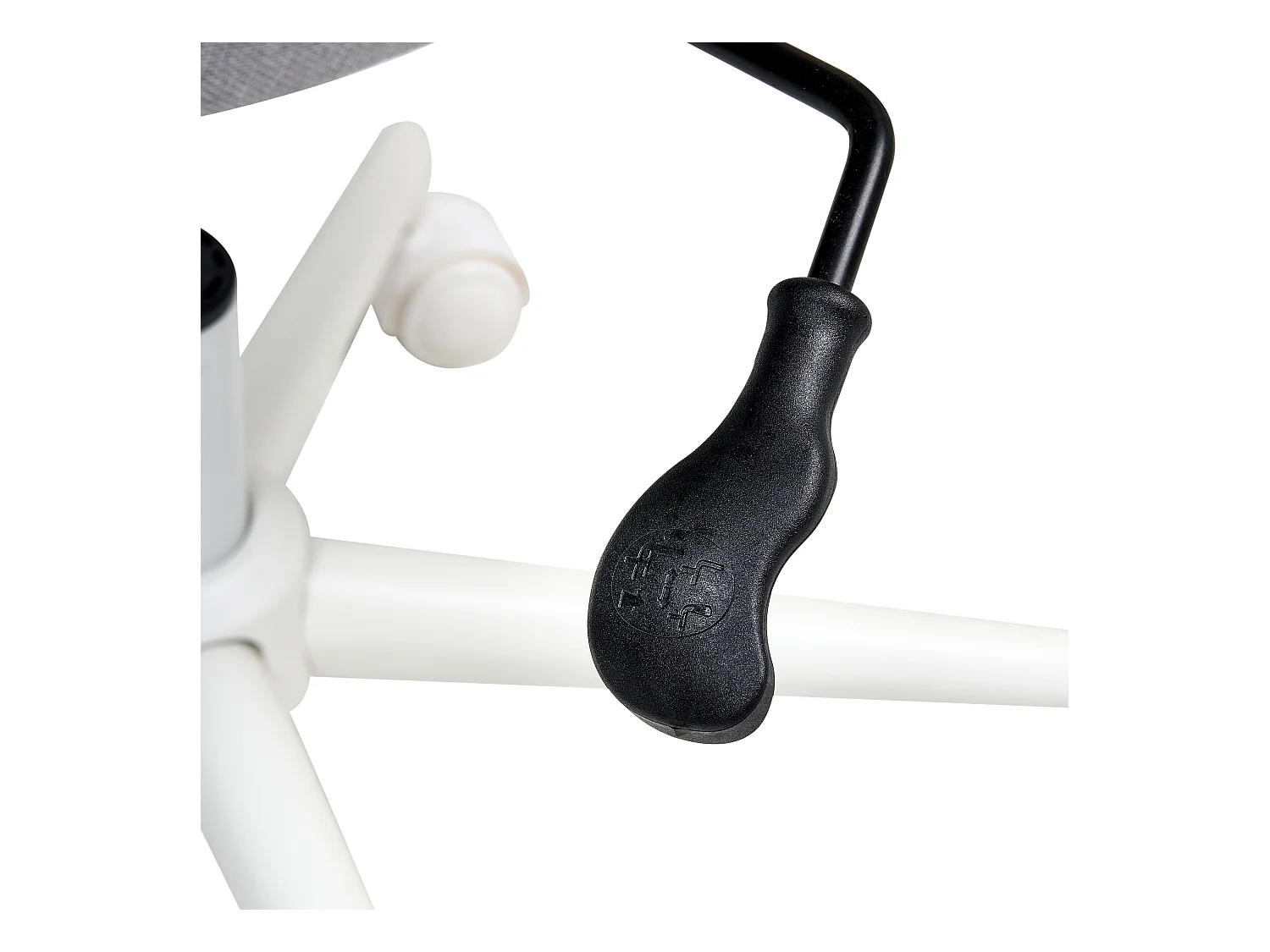 Chaise de bureau CARLTON Tissu Gris