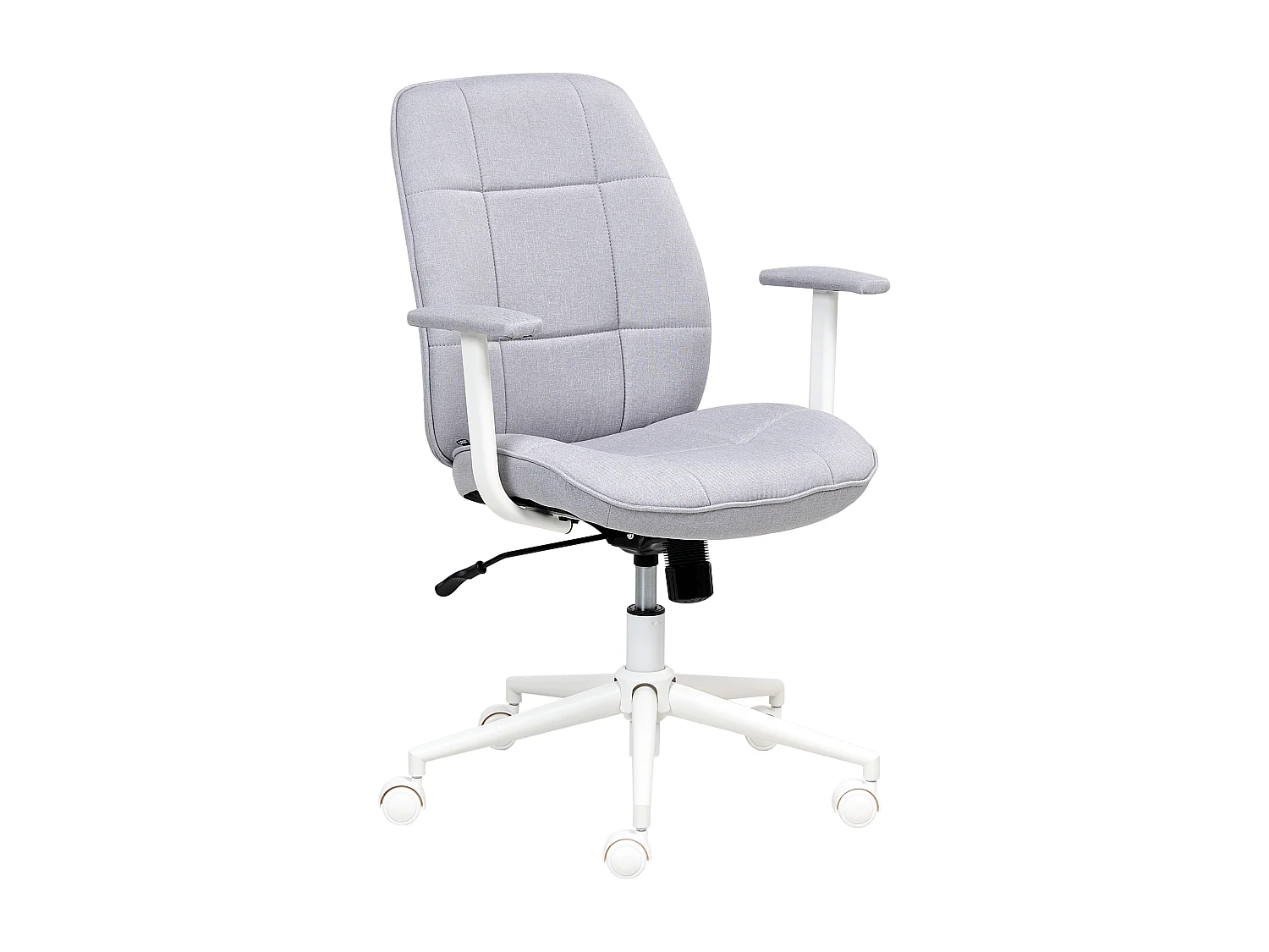 Chaise de bureau CARLTON Tissu Gris