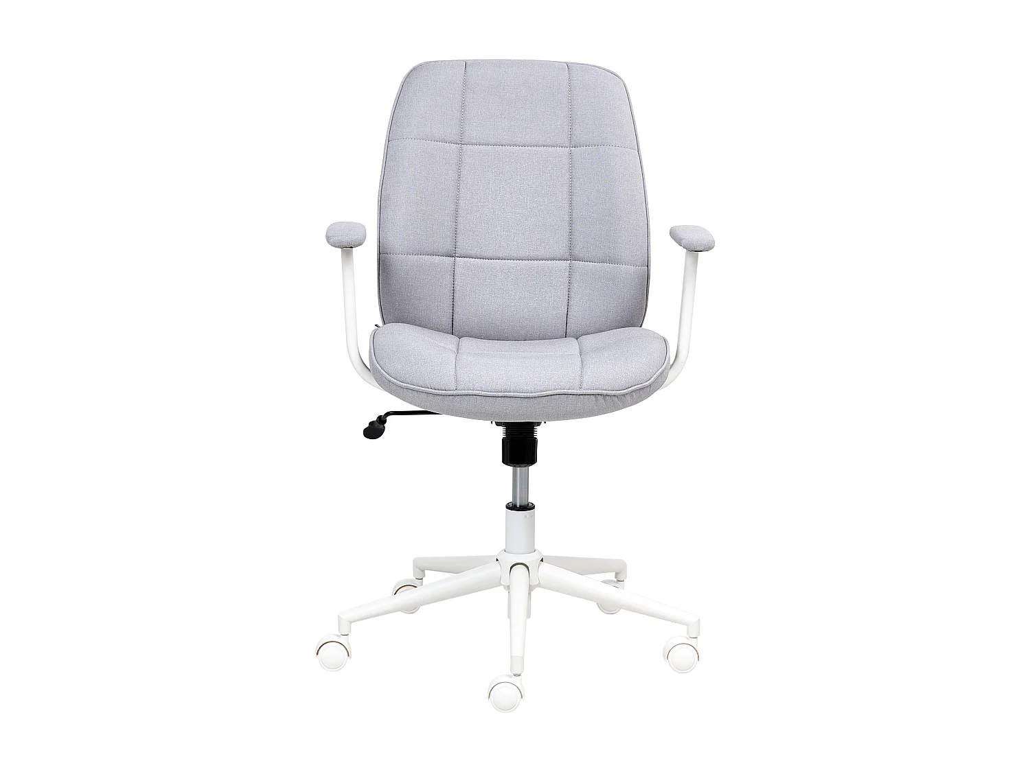 Chaise de bureau CARLTON Tissu Gris