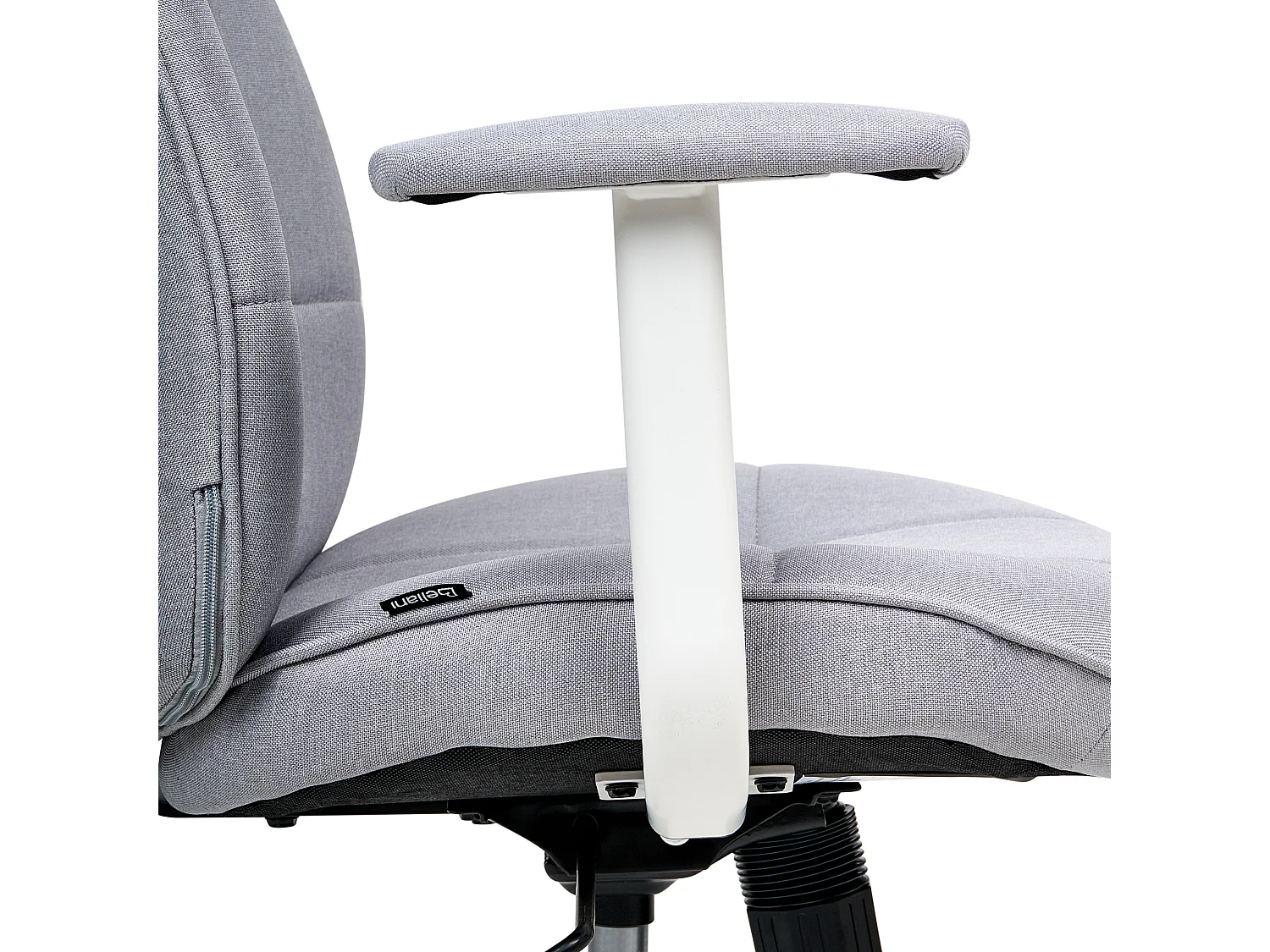 Chaise de bureau CARLTON Tissu Gris