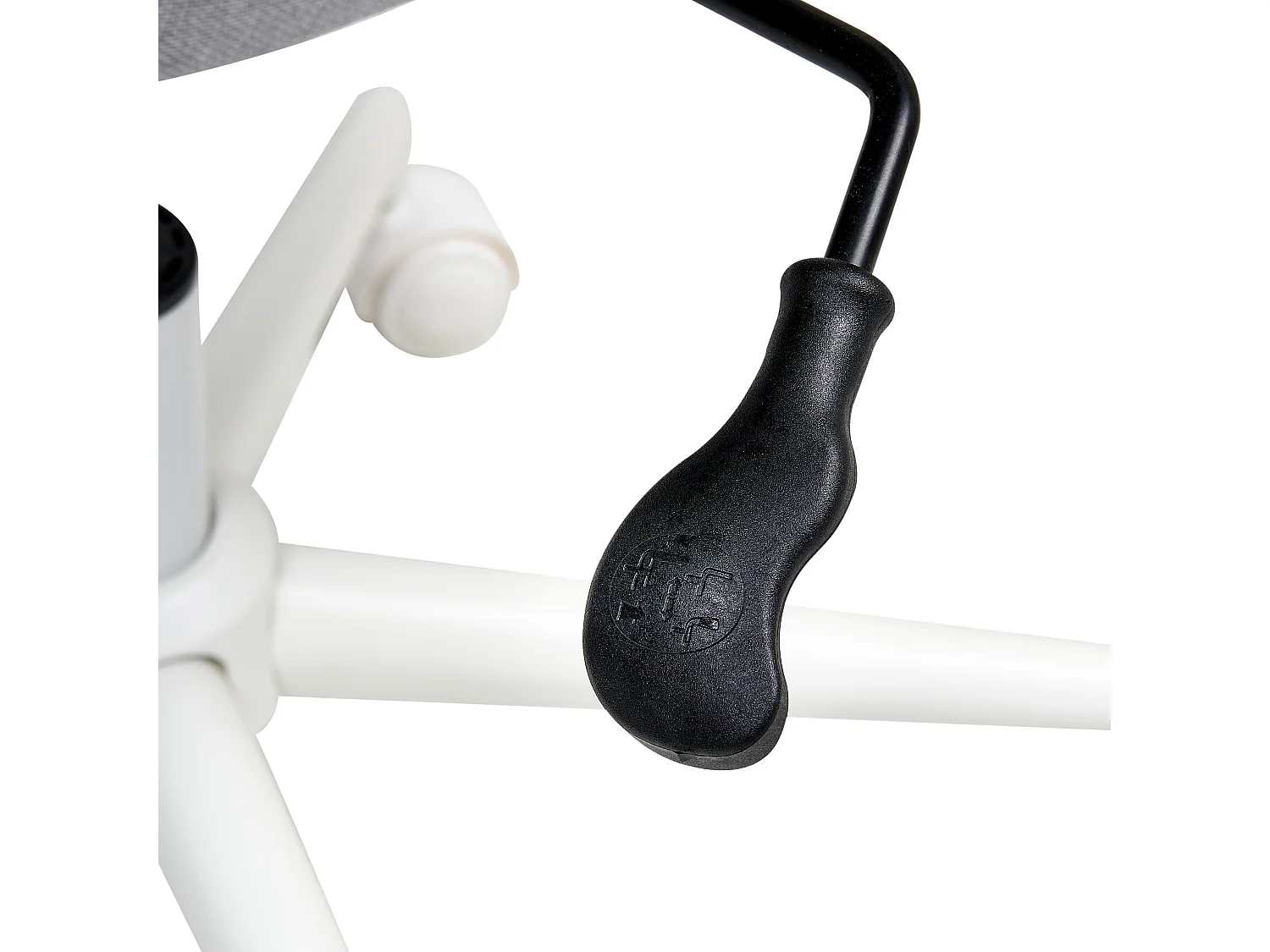 Chaise de bureau CARLTON Tissu Gris