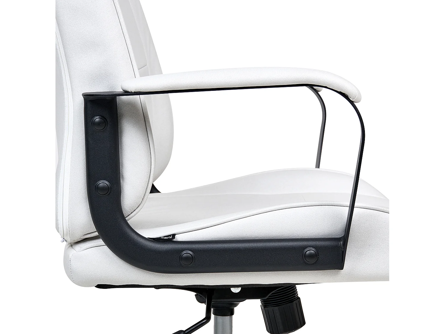 Chaise de bureau REBEL Tissu Blanc cassé