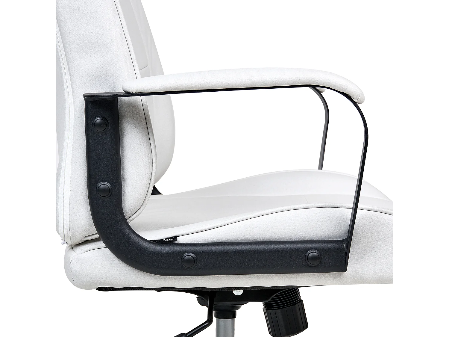 Chaise de bureau REBEL Tissu Blanc cassé