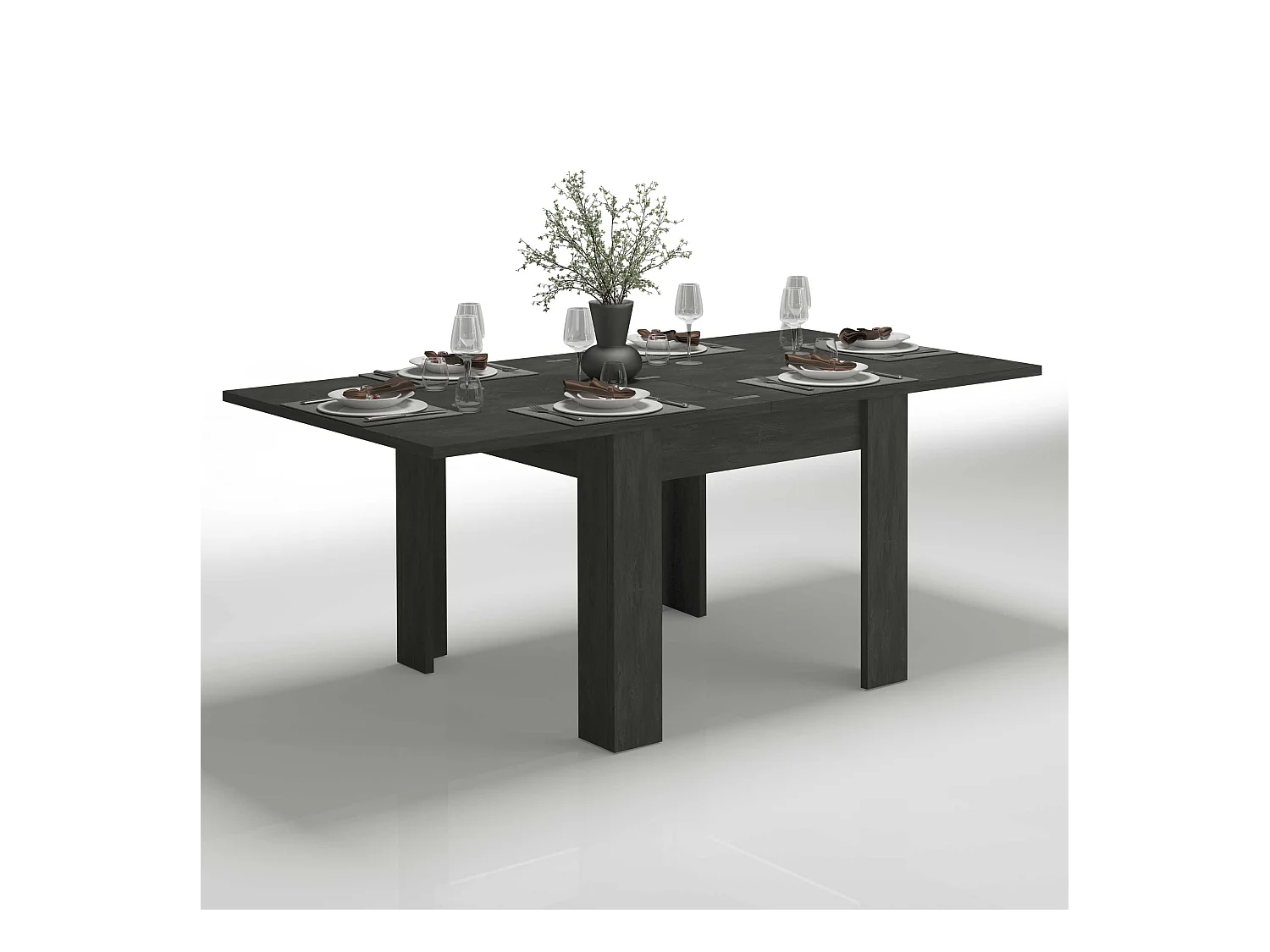 Table extensible de salon au design moderne Jesi Liber Ardesia