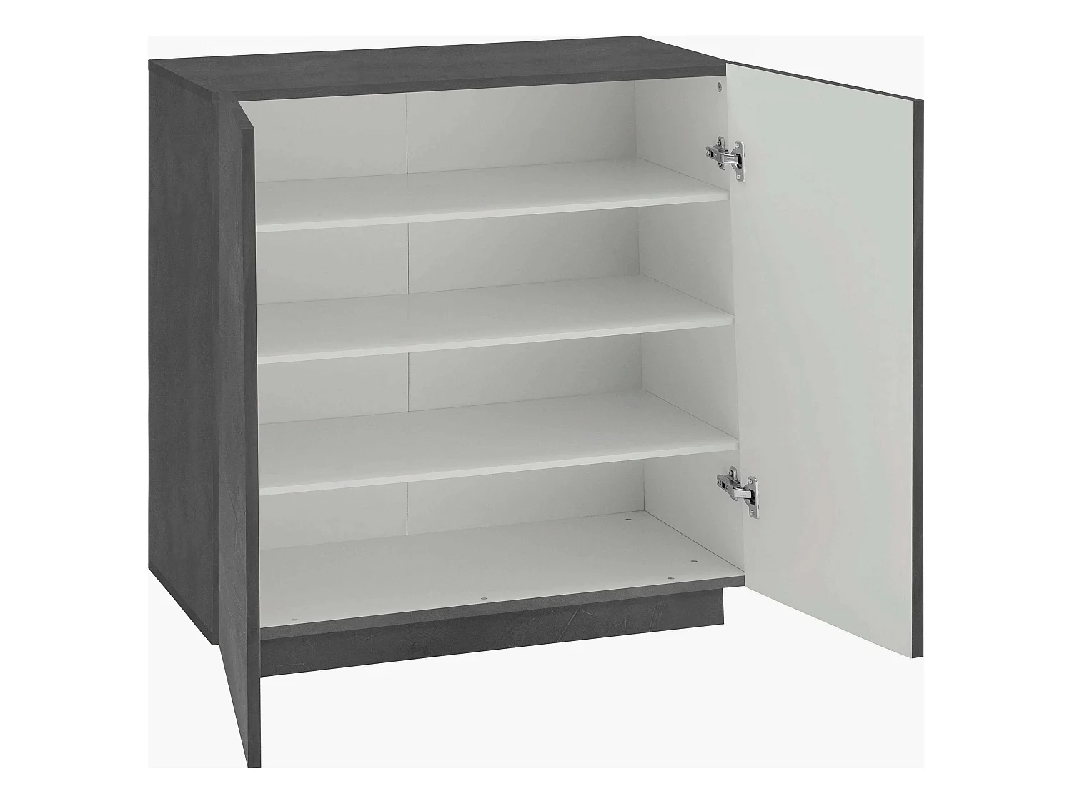 Meuble chaussures 2 portes 16 chaussures design moderne Vega Carry Ardesia