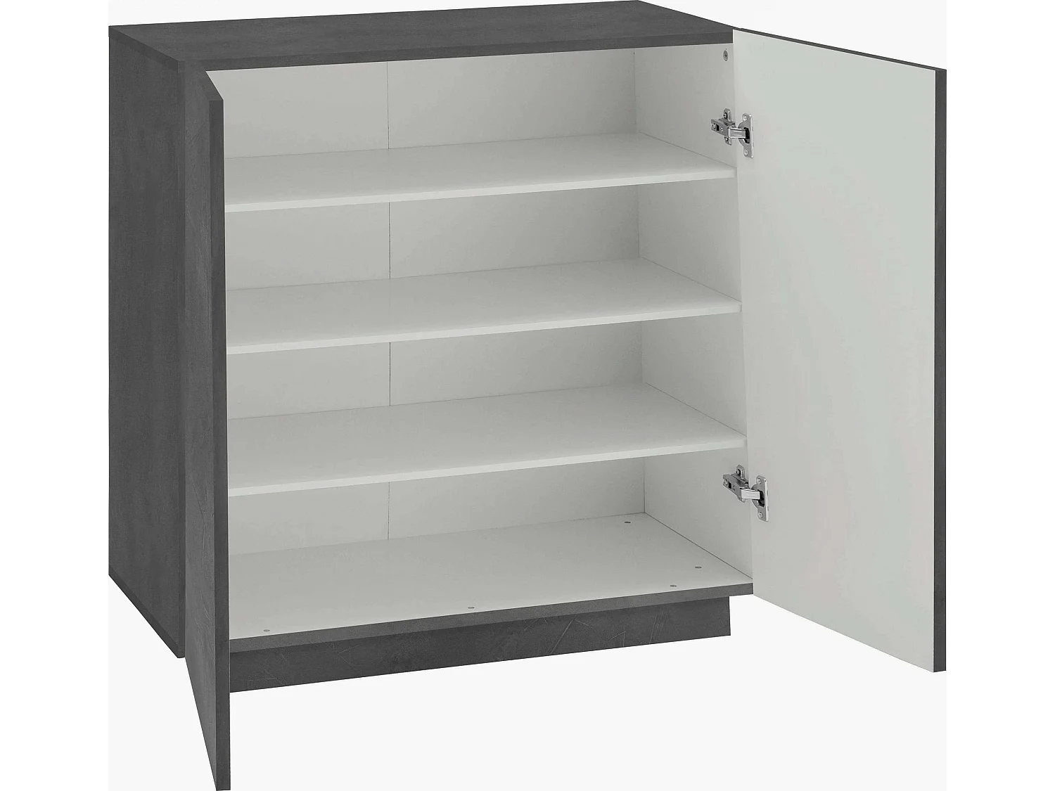 Meuble chaussures 2 portes 16 chaussures design moderne Vega Carry Ardesia