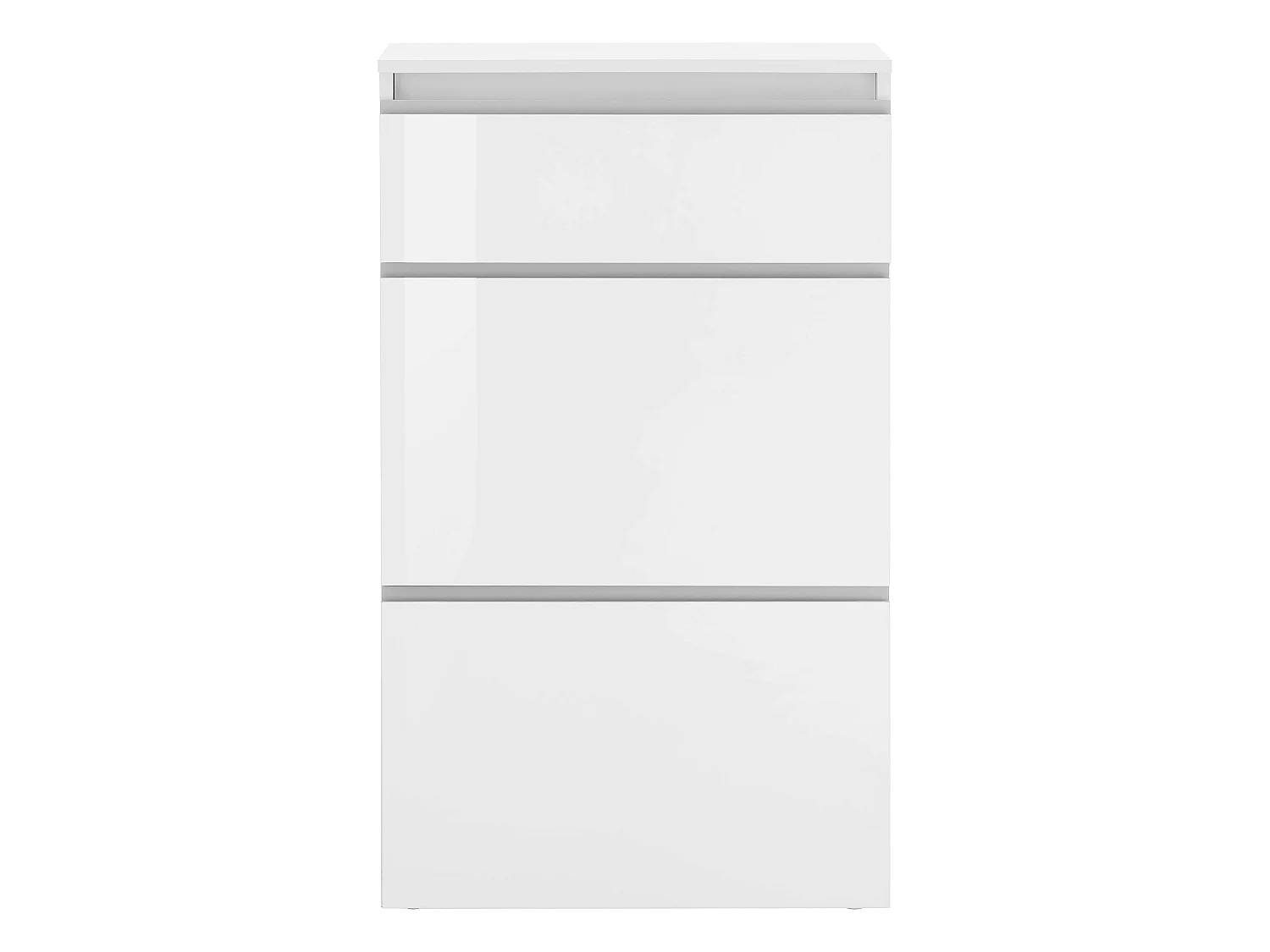 Scarpiera 3 ante L 60 x H 120 x P 26.5 cm 12 paia, bianco