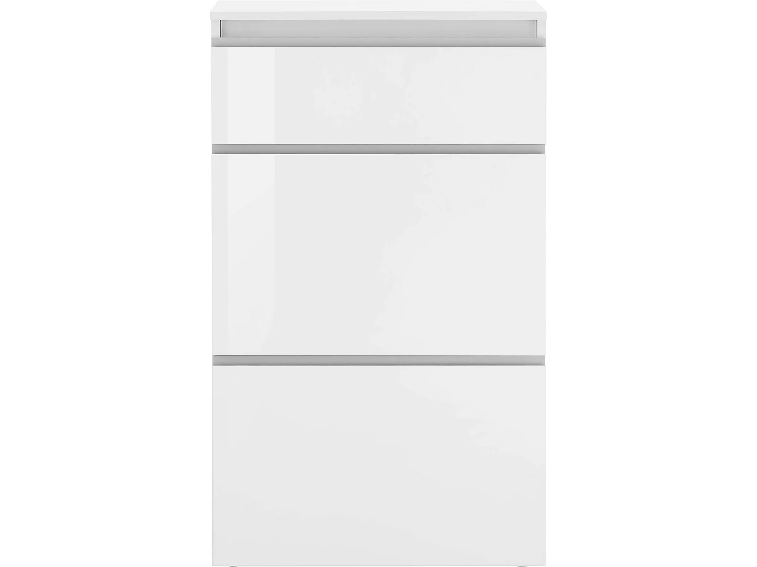 Scarpiera 3 ante L 60 x H 120 x P 26.5 cm 12 paia, bianco