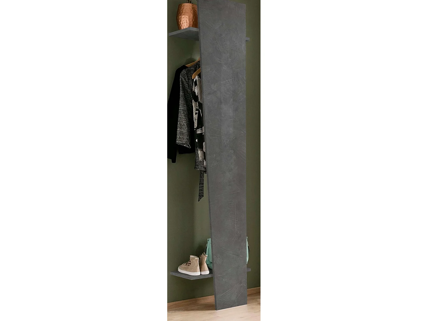 Moderner offener Garderobenpaneel für Eingangsbereich oder Schlafzimmer Vega Hang