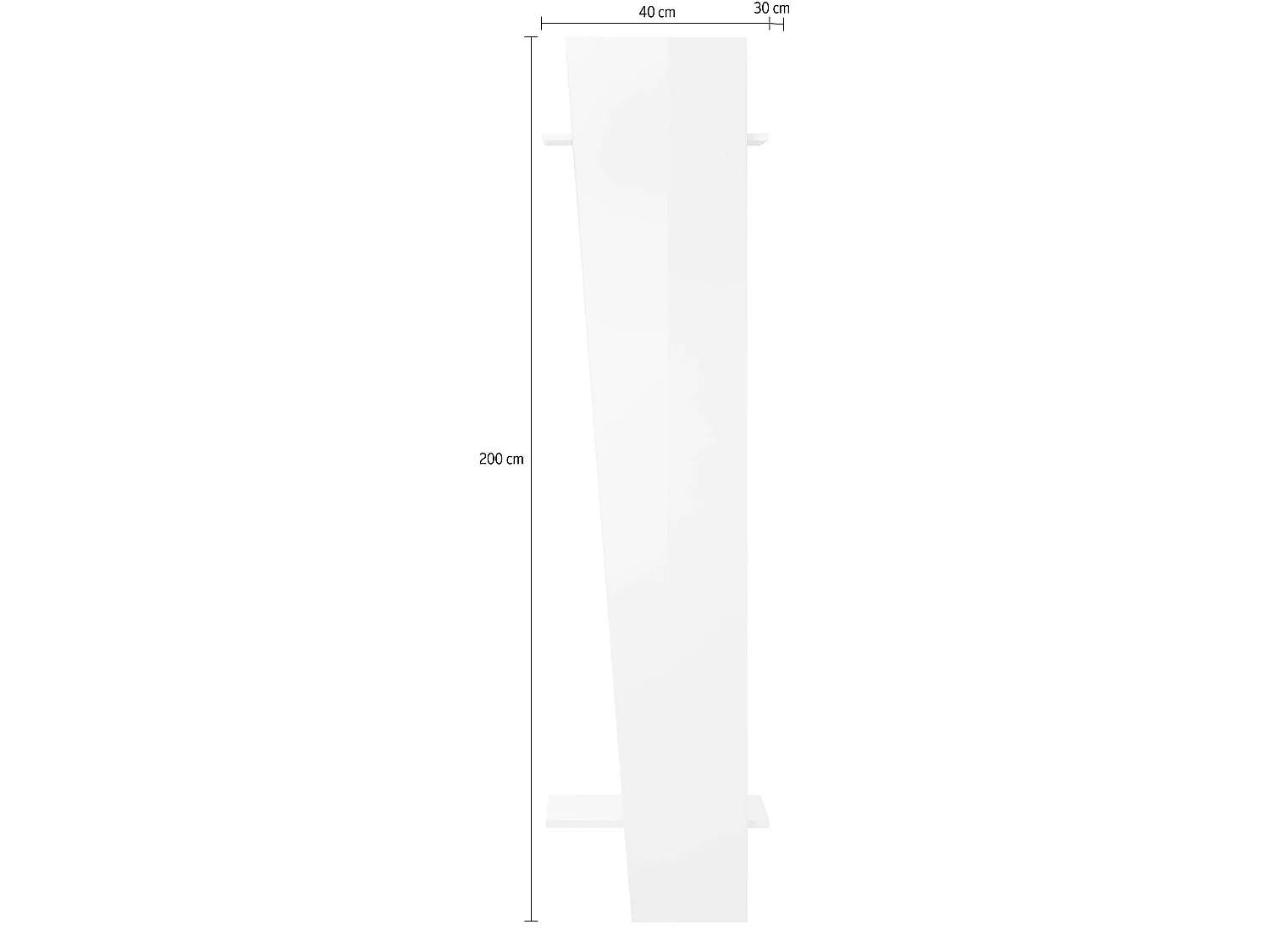 Moderner offener Garderobenpaneel für Eingangsbereich oder Schlafzimmer Vega Hang