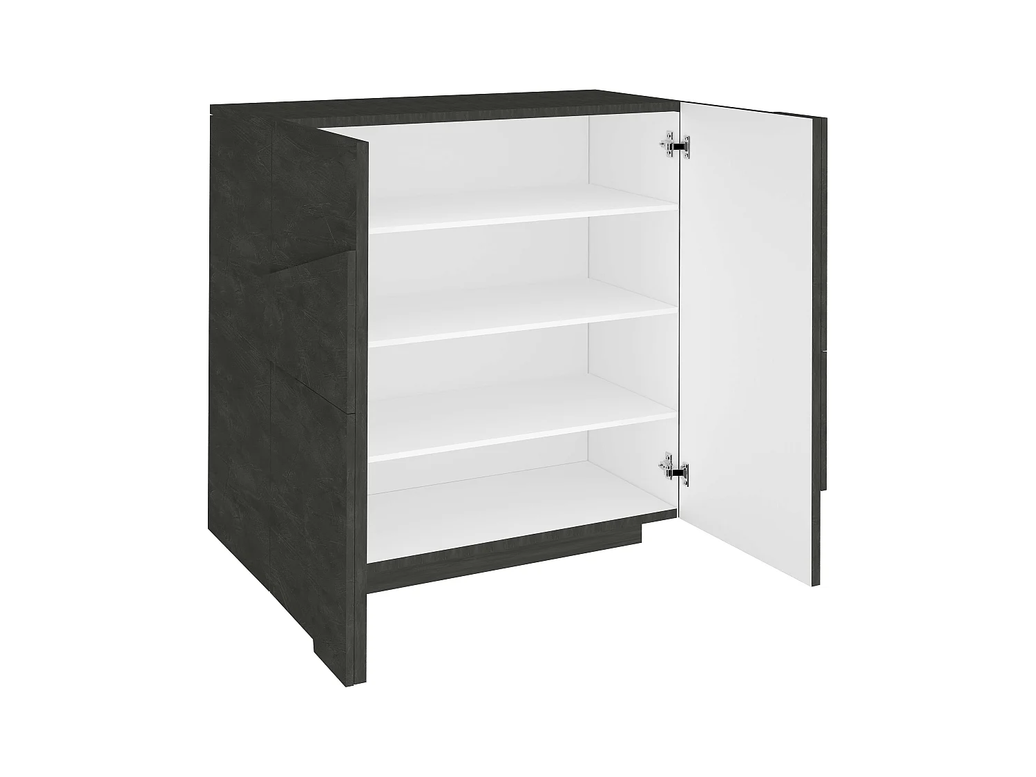 Meuble chaussure design moderne 2 portes 16 paires Ping A16