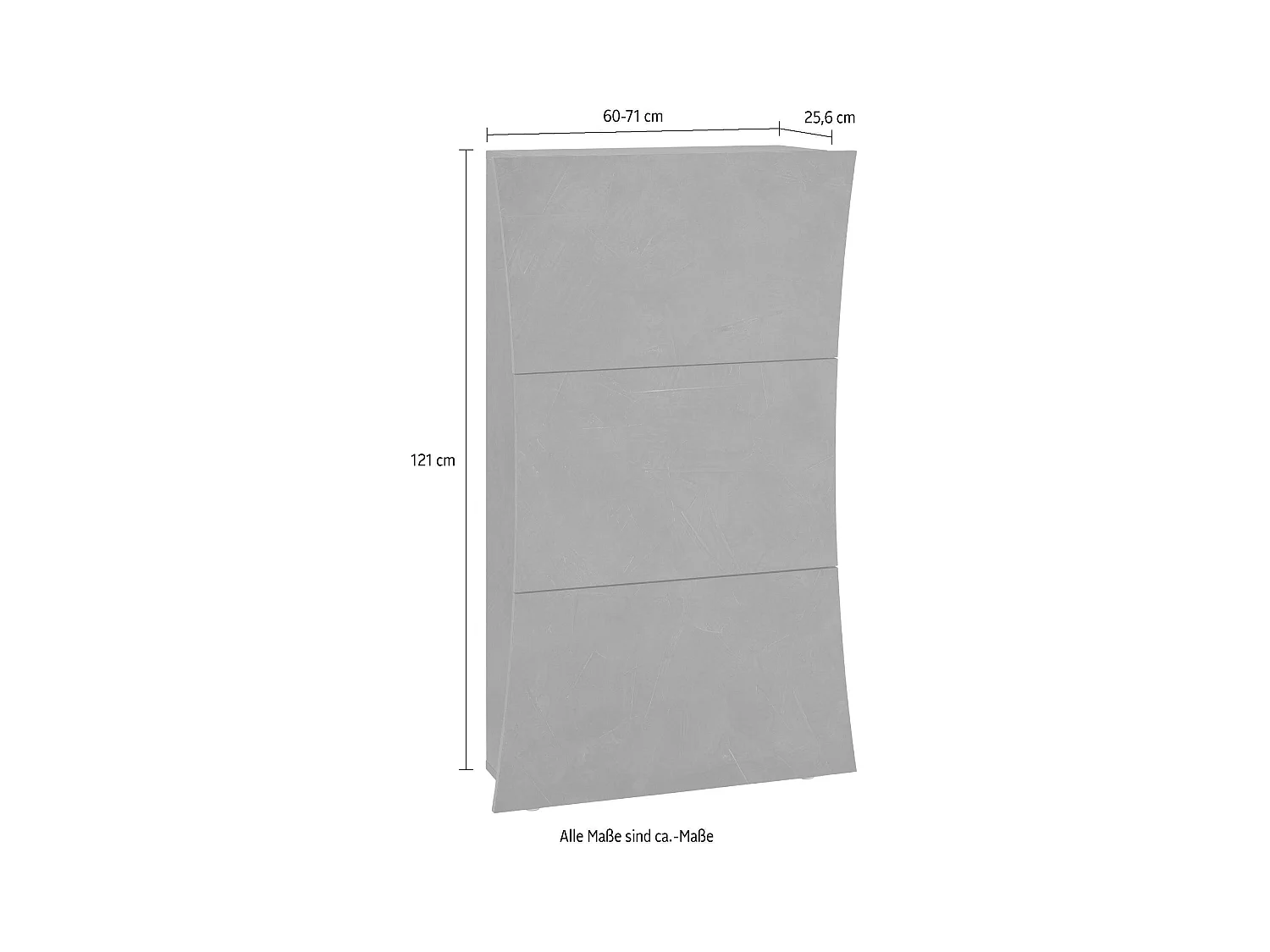 Armoire à chaussures au design moderne 3 portes 18 paires Arco M