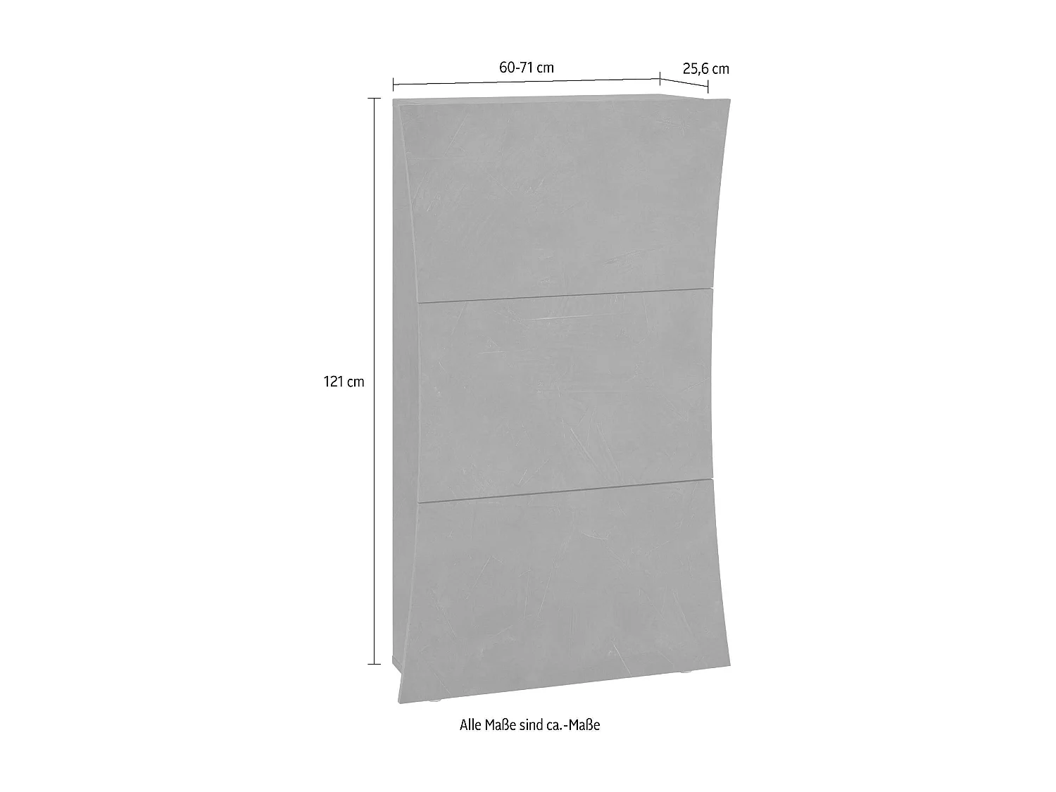 Zapatero recibidor diseño moderno 3 puertas 18 pares de zapatos Arco M