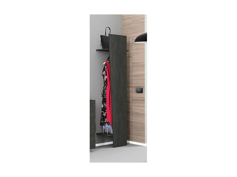 Mobile ingresso PING L 50 x H 200 x P 30 cm grigio cemento