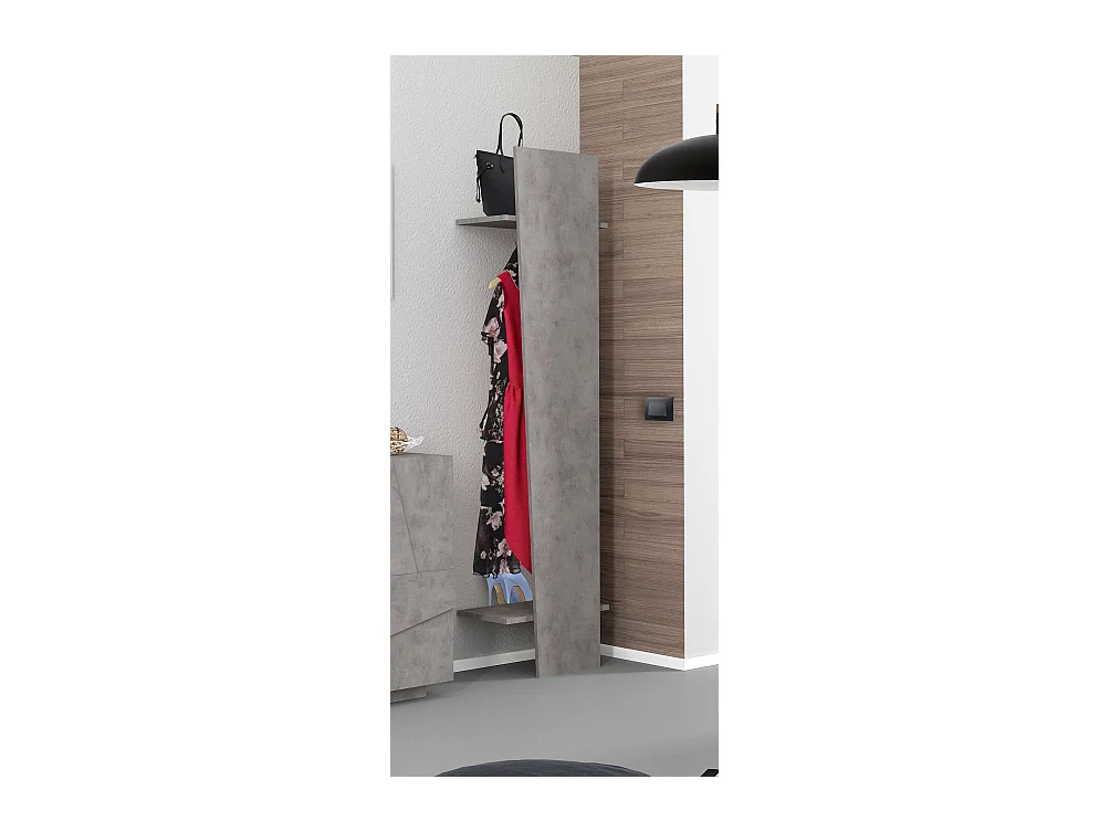 Mobile ingresso PING L 50 x H 200 x P 30 cm grigio ardesia