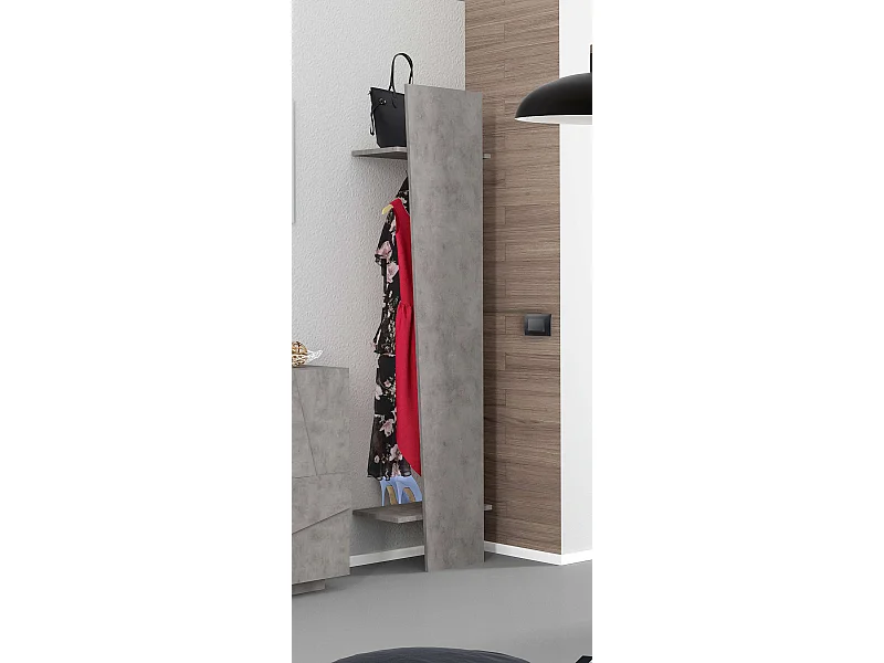 Perchero armario abierto diseño moderno vestíbulo dormitorio Ping Hang Ardesia