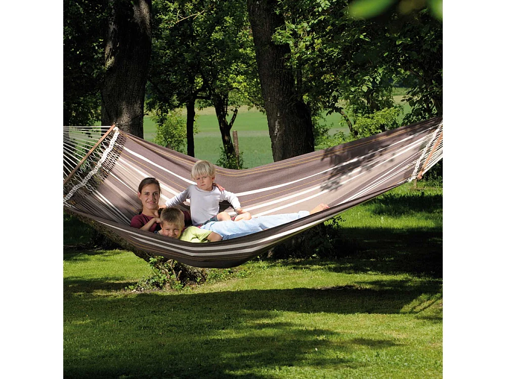 Hamac artisanal XXL en coton et polyester Palacio cafe