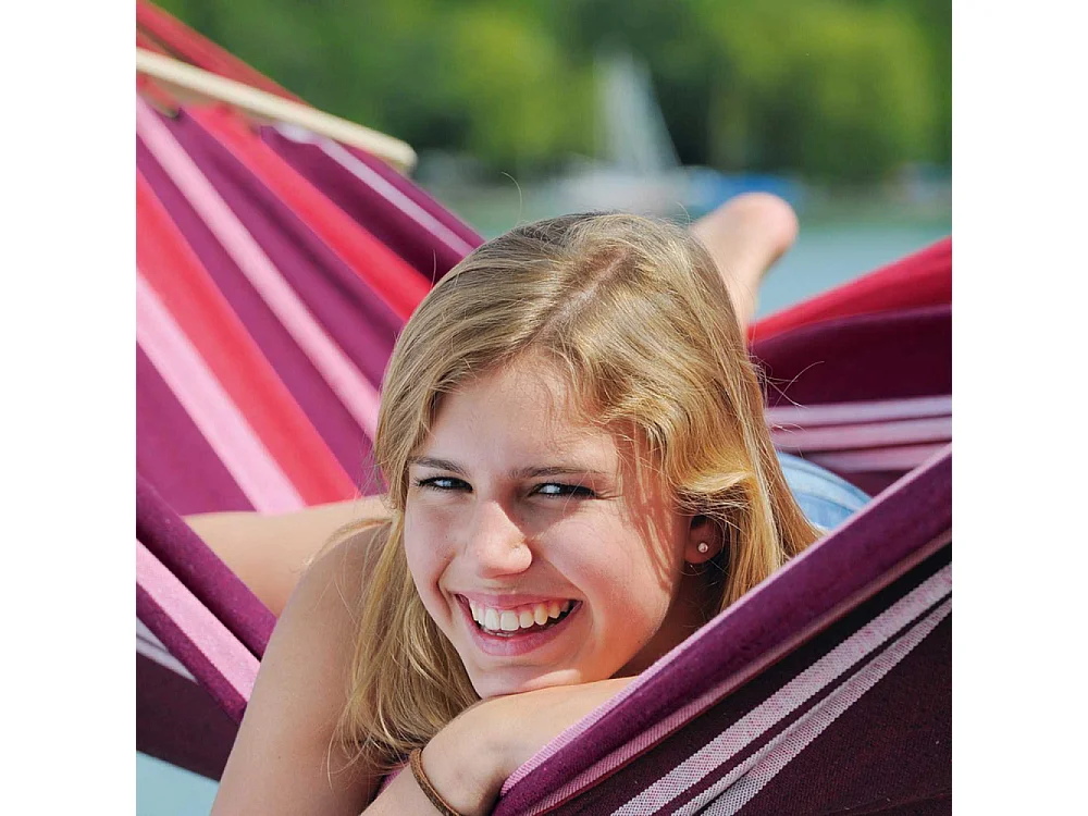 Hamac à baguettes en tissu Elltex Samba Fuego