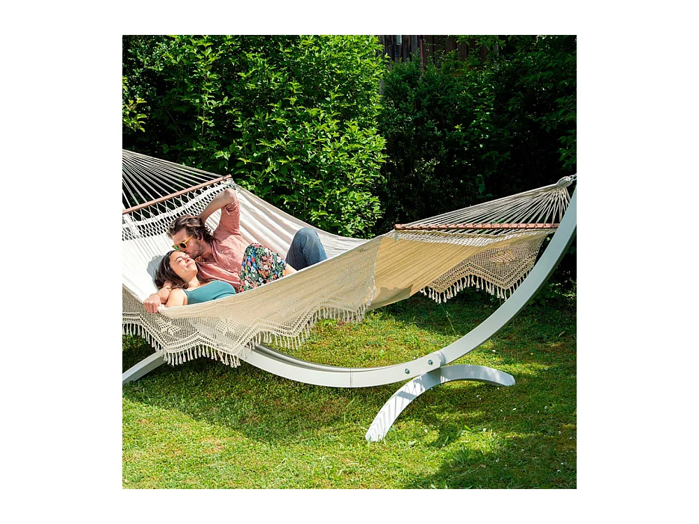 Hamac artisanal XXL en coton jacquard Palacio