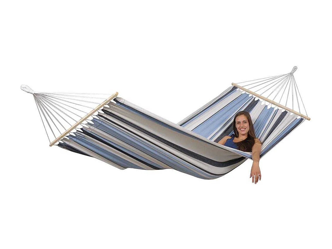 Hamac à baguettes en tissu Elltex Samba Marine