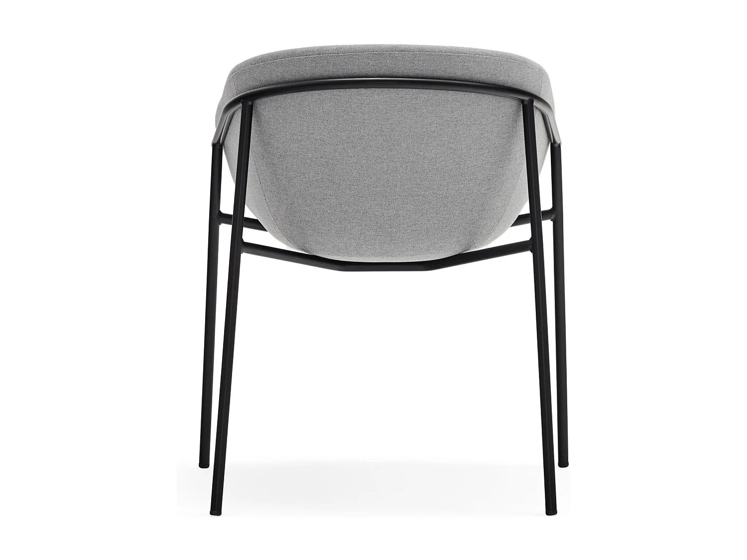 Kavel van 2 ligstoelen in polyester grijs clair 66x79 h47 cm