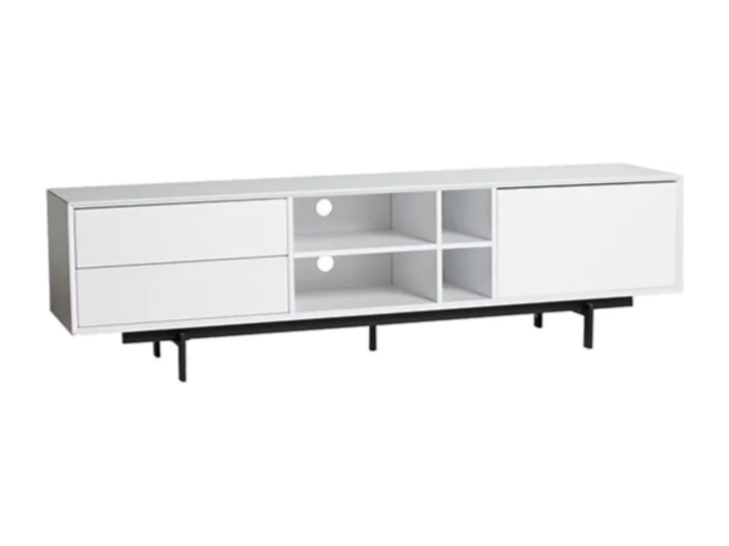 Meuble TV blanc 180 x 40 cm