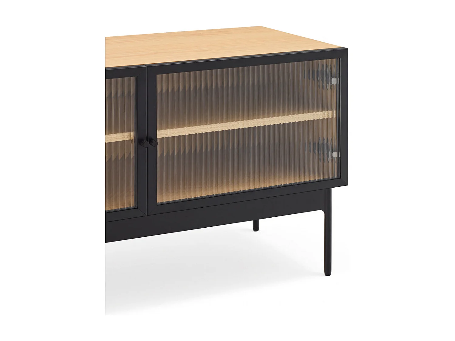 Meuble TV en chêne 180x40 cm