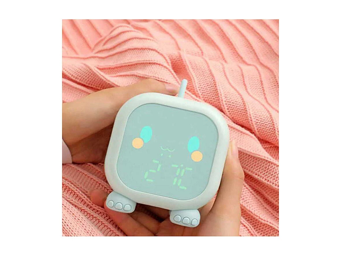 Réveil digital enfant avec veilleuse à intensité variable intégrée