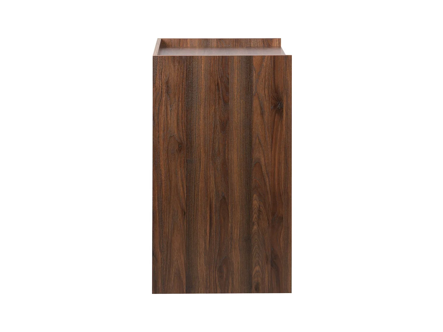 Bureau décor bois 2 casiers de rangement noyer - L 90 x P 45 x H 78 cm - Jules