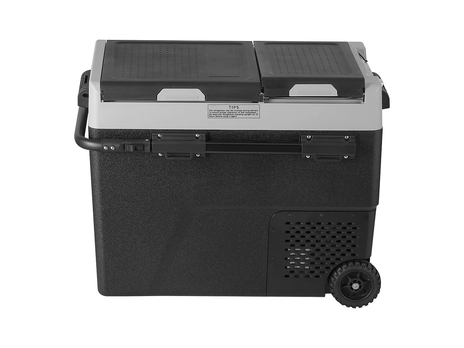 Réfrigérateur Portable SucceBuy, 58 L, Double Zone, Réfrigérateur Congélateur pour la Maison, l'Extérieur, le Camping, le Camping-Car